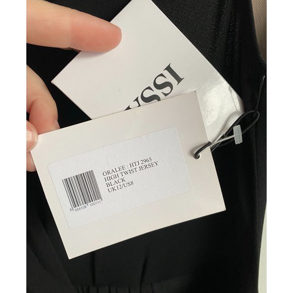 ISSA London Black "Oralee" Sleeveless Dress, size uk12/us8 (fits like US6) - Picture 4 of 6